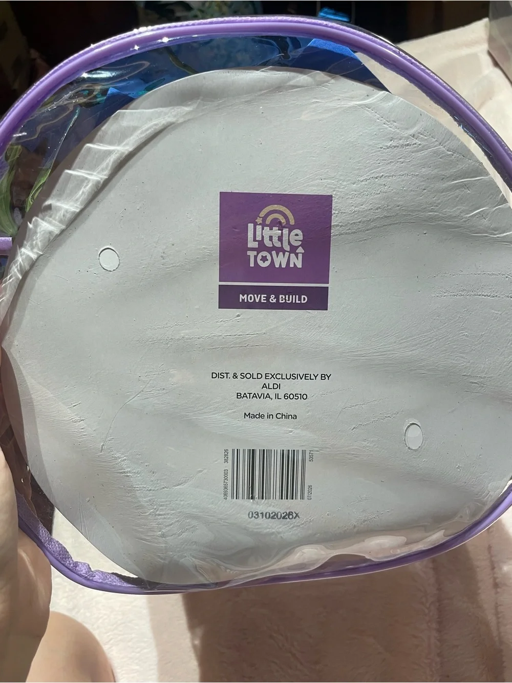 NWT Foam Peg Blocks Bag of 100 Multicolored Pieces